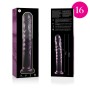 NEBULA SERIES BY IBIZA - MODEL 16 DILDO GLASS PINK 18.5 CM -O- 3 CM