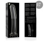 NEBULA SERIES BY IBIZA - MODELO 17 DILDO VIDRO BOROSILICADO TRANSPARENTE 18.5 CM -O- 3 CM