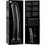 NEBULA SERIES BY IBIZA - MODELO 17 DILDO VIDRO BOROSILICADO TRANSPARENTE 18.5 CM -O- 3 CM