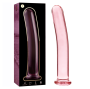 NEBULA SERIES BY IBIZA - MODÈLE 17 GODE EN VERRE BOROSILICATE ROSE 18.5 CM -O- 3 CM