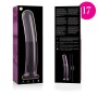 NEBULA SERIES BY IBIZA - MODÈLE 17 GODE EN VERRE BOROSILICATE ROSE 18.5 CM -O- 3 CM