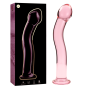 NEBULA SERIES BY IBIZA - MODÈLE 18 GODE EN VERRE BOROSILICATE ROSE 18.5 CM -O- 3.5 CM