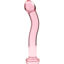 NEBULA SERIES BY IBIZA - MODEL 18 DILDO GLASS PINK 18.5 CM -O- 3.5 CM