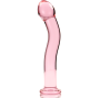 NEBULA SERIES BY IBIZA - MODÈLE 18 GODE EN VERRE BOROSILICATE ROSE 18.5 CM -O- 3.5 CM