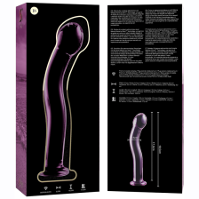 NEBULA SERIES BY IBIZA - MODEL 18 DILDO GLASS PINK 18.5 CM -O- 3.5 CM