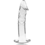 NEBULA SERIES BY IBIZA - MODEL 19 DILDO GLASS CLEAR 18.5 CM -O- 4 CM