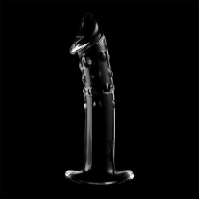 NEBULA SERIES BY IBIZA - MODEL 19 DILDO GLASS CLEAR 18.5 CM -O- 4 CM
