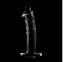 NEBULA SERIES BY IBIZA - MODEL 19 DILDO GLASS CLEAR 18.5 CM -O- 4 CM