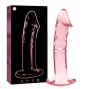 NEBULA SERIES BY IBIZA - MODEL 19 DILDO GLASS PINK 18.5 CM -O- 4 CM