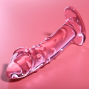 NEBULA SERIES BY IBIZA - MODELO 19 DILDO VIDRO BOROSILICADO ROSA 18.5 CM -O- 4 CM