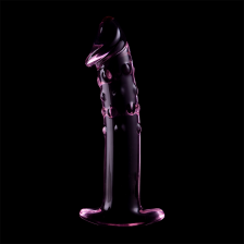 NEBULA SERIES BY IBIZA - MODEL 19 DILDO GLASS PINK 18.5 CM -O- 4 CM