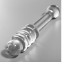 NEBULA SERIES BY IBIZA - MODEL 20 DILDO GLASS CLEAR 20.5 CM -O- 3 CM