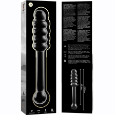 NEBULA SERIES BY IBIZA - MODEL 20 DILDO GLASS CLEAR 20.5 CM -O- 3 CM