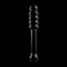 NEBULA SERIES BY IBIZA - MODEL 20 DILDO GLASS CLEAR 20.5 CM -O- 3 CM