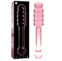 NEBULA SERIES BY IBIZA - MODÈLE 20 GODE EN VERRE BOROSILICATE ROSE 20.5 CM -O- 3 CM