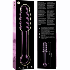 NEBULA SERIES BY IBIZA - MODEL 20 DILDO GLASS PINK 20.5 CM -O- 3 CM
