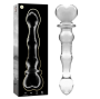 NEBULA SERIES BY IBIZA - MODEL 21 DILDO GLASS CLEAR 20.5 CM -O- 3.5 CM