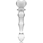 NEBULA SERIES BY IBIZA - MODEL 21 DILDO GLASS CLEAR 20.5 CM -O- 3.5 CM