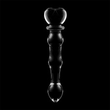 NEBULA SERIES BY IBIZA - MODEL 21 DILDO GLASS CLEAR 20.5 CM -O- 3.5 CM