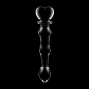 NEBULA SERIES BY IBIZA - MODEL 21 DILDO GLASS CLEAR 20.5 CM -O- 3.5 CM
