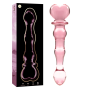 NEBULA SERIES BY IBIZA - MODELO 21 DILDO VIDRO BOROSILICADO ROSA 20.5 CM -O- 3.5 CM