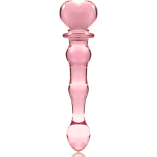 NEBULA SERIES BY IBIZA - MODELO 21 DILDO VIDRO BOROSILICADO ROSA 20.5 CM -O- 3.5 CM