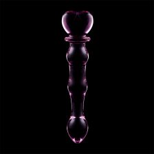 NEBULA SERIES BY IBIZA - MODELLO 21 DILDO IN VETRO BOROSILICATO ROSA 20.5 CM -O- 3.5 CM