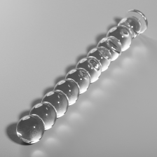 NEBULA SERIES BY IBIZA - MODELL 22 DILDO BOROSILIKATGLAS KLAR 21.5 CM -O- 2.5 CM