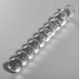 NEBULA SERIES BY IBIZA - MODEL 22 DILDO GLASS CLEAR 21.5 CM -O- 2.5 CM
