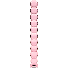 NEBULA SERIES BY IBIZA - MODEL 22 DILDO BOROSILICATE GLASS PINK 21.5 CM -O- 2.5 CM
