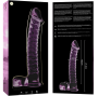NEBULA SERIES BY IBIZA - MODELLO 23 DILDO IN VETRO BOROSILICATO ROSA 21.5 CM -O- 4 CM