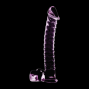 NEBULA SERIES BY IBIZA - MODELL 23 DILDO BOROSILIKATGLAS ROSA 21.5 CM -O- 4 CM