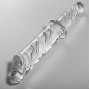NEBULA SERIES BY IBIZA - MODELO 24 DILDO VIDRO BOROSILICADO TRANSPARENTE 28.5 CM -O- 5 CM