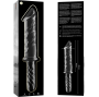 NEBULA SERIES BY IBIZA - MODELO 24 DILDO VIDRO BOROSILICADO TRANSPARENTE 28.5 CM -O- 5 CM