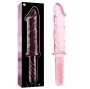 NEBULA SERIES BY IBIZA - MODELLO 24 DILDO IN VETRO BOROSILICATO ROSA 28.5 CM -O- 5 CM