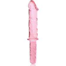 NEBULA SERIES BY IBIZA - MODÈLE 24 GODE EN VERRE BOROSILICATE ROSE 28.5 CM -O- 5 CM