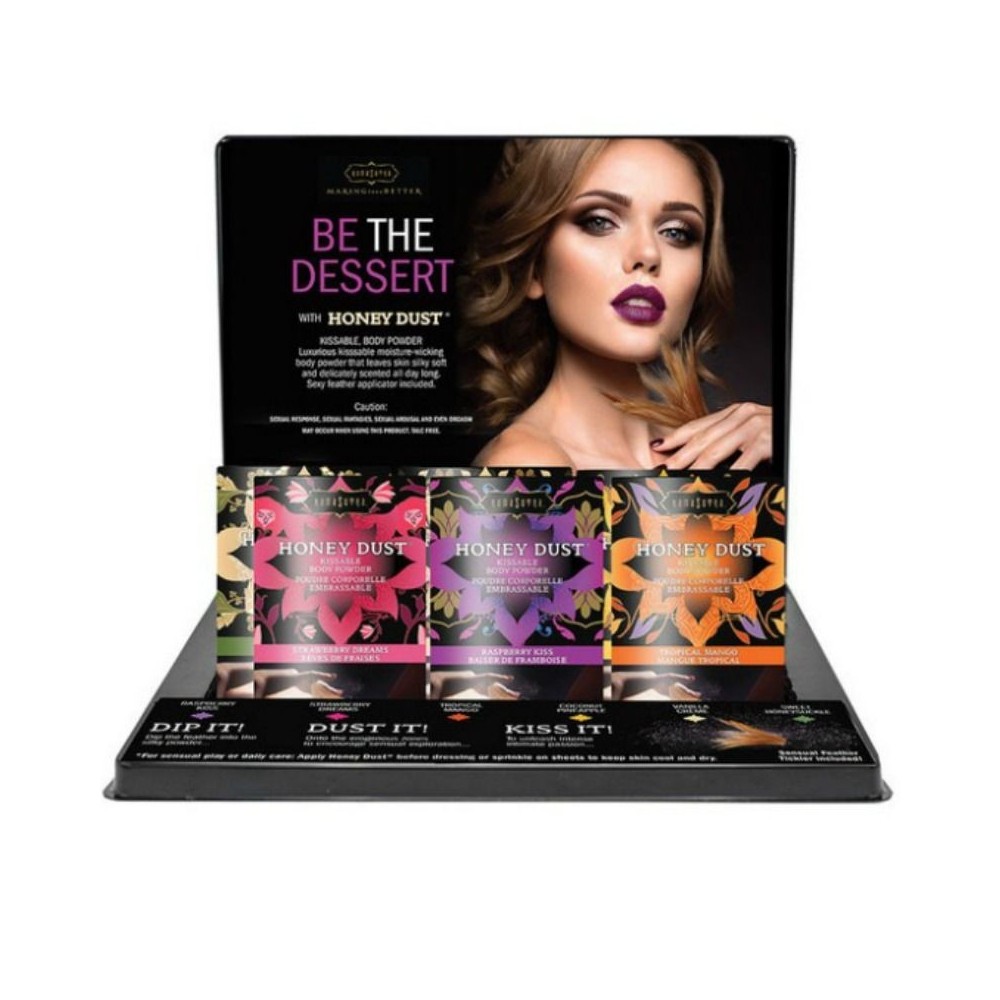 KAMASUTRA - PRÉSENTOIR POUDRE COMESTIBLE POUDRE DE MIEL