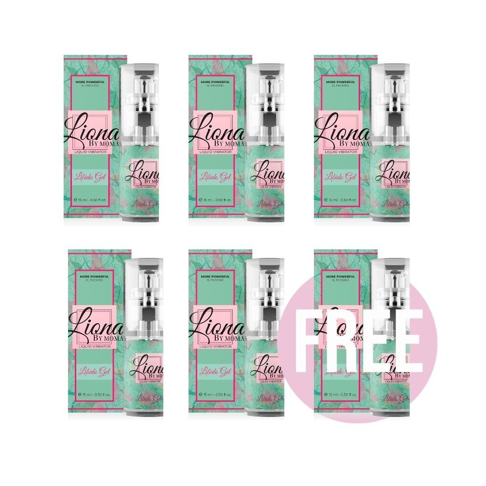 LIONA BY MOMA - LIQUID VIBRATOR LIBIDO GEL 15 ML 5+1 KOSTENLOS