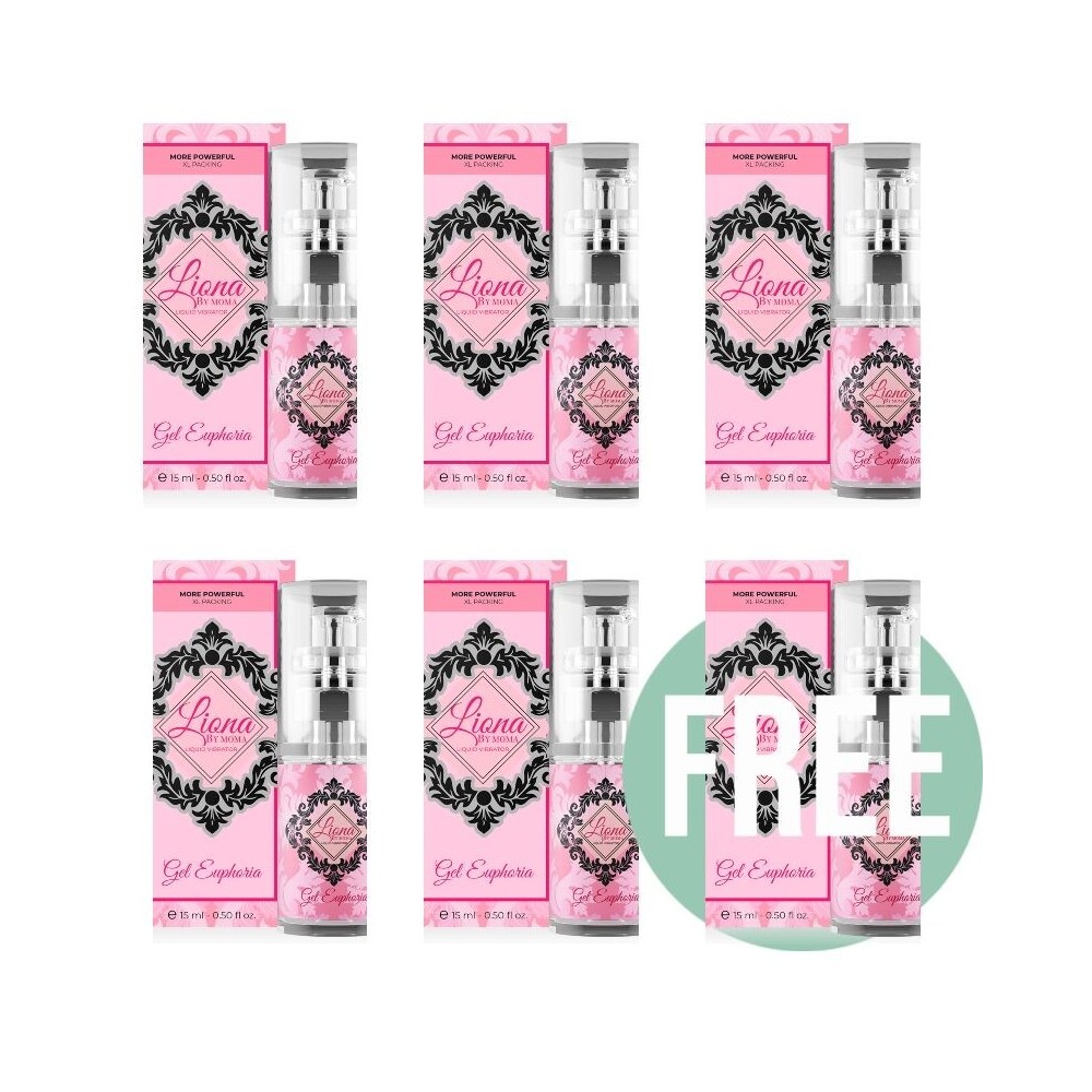 LIONA BY MOMA - LIQUID VIBRADOR EUPHORIA GEL 15 ML 5+1 GRÁTIS