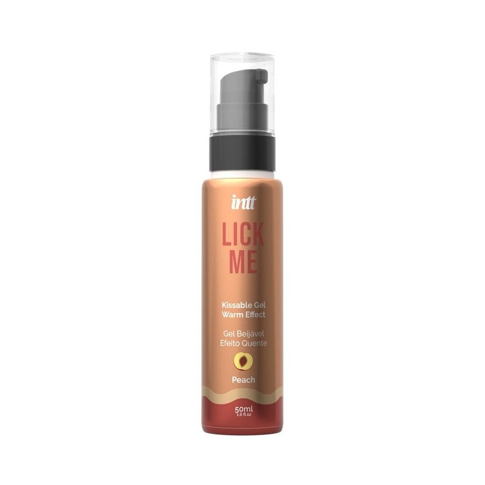 INTT - GEL COMESTIBLE LICK ME PEACH EFFET CHALEUREUX