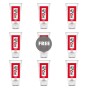 AQUA TRAVEL - LOLLIPOP FLAVOUR WASSERBASIERTES SCHMIERMITTEL - 50 ML 8+1 KOSTENLOS