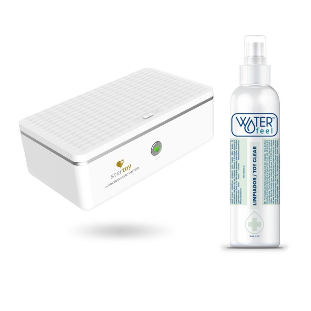 STERTOY - ESTERILIZADOR DE ESTERILIZADOR GERMICIDA BACTERICIDA ULTRAVIOLETA + TOY CLEANER WATERFEEL GRÁTIS