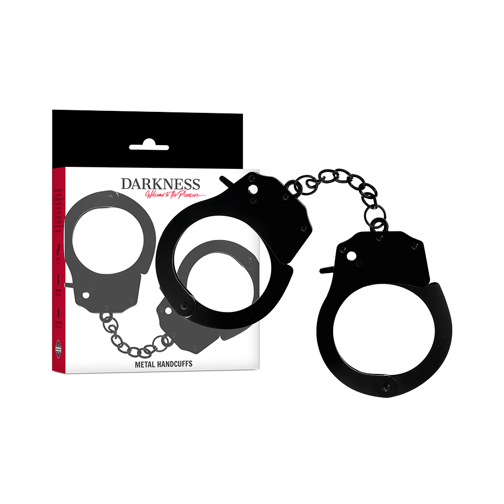 DARKNESS - MANETTE DEL PIACERE IN METALLO NERE