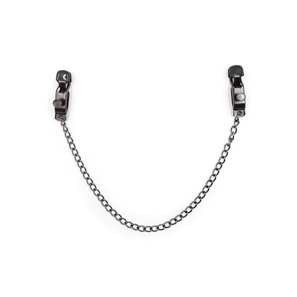 OHMAMA FETISH - METALLKLEMMEN MIT SCHWARZER KETTE