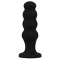 BLACK&SILVER - SCOTT PREMIUM SILICONE ANAL PLUG BLACK