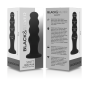 BLACK&SILVER - SCOTT PREMIUM SILIKON ANALPLUG SCHWARZ