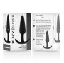 BLACK&SILVER - KAEL SILIKON ANALPLUG MIT MITTLEREM GRIFF