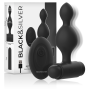 BLACK&SILVER - TUCKER KLEINE ANALSTECKER AUS SILIKON MIT FERNBEDIENUNG