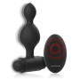 BLACK&SILVER - TUCKER KLEINE ANALSTECKER AUS SILIKON MIT FERNBEDIENUNG