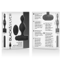 BLACK&SILVER - CONTROLE REMOTO DE PLUG ANAL DE SILICONE TUCKER PEQUENO